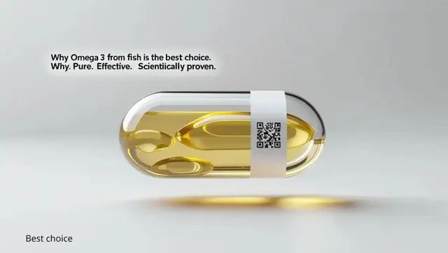 Visolie capsule met QR-code – omega 3 uit vis als beste keuze